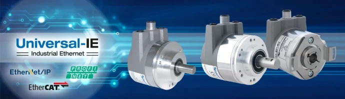 Absolute Industrial Ethernet encoder uit het Indusen-assortiment