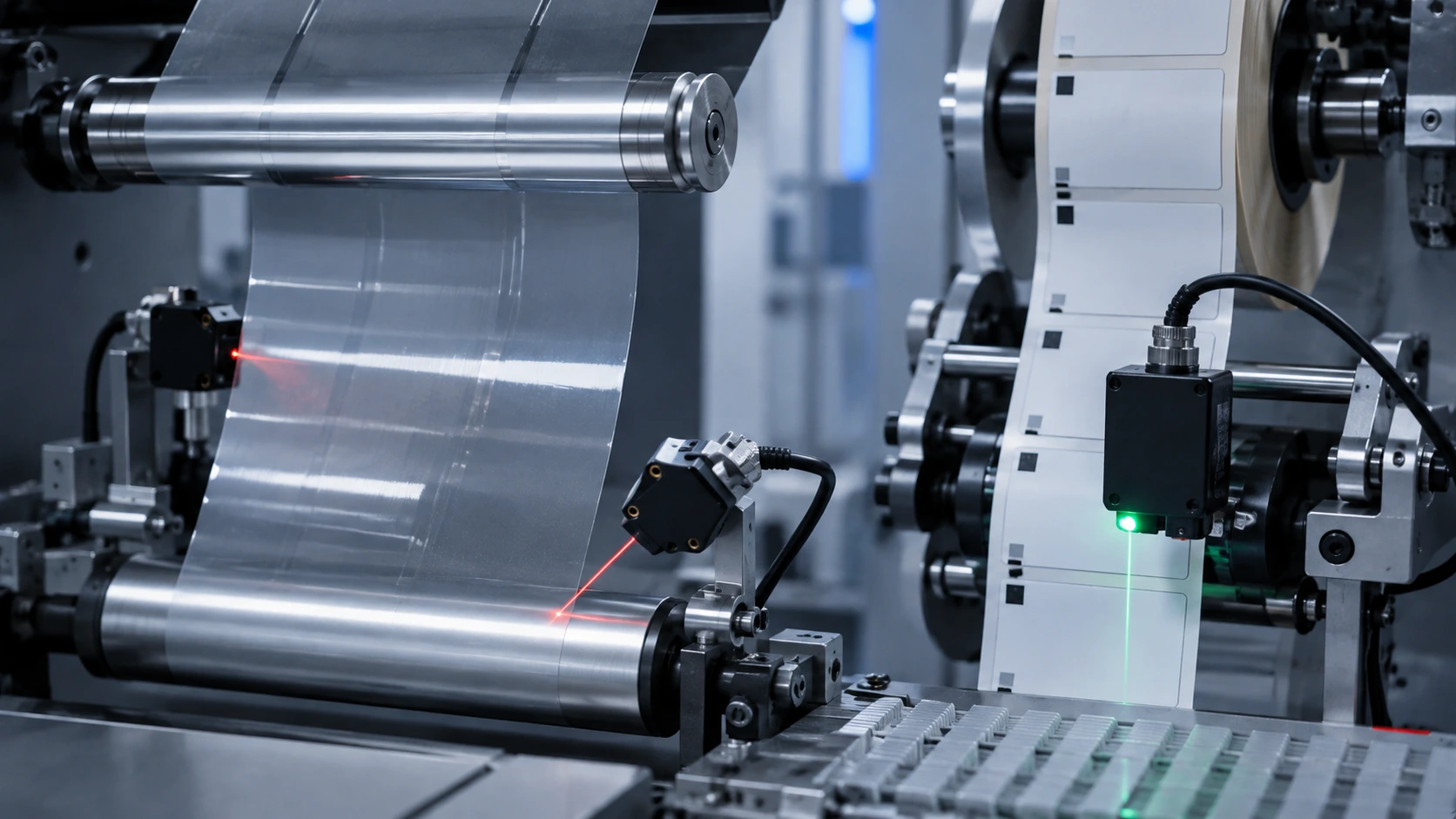 Folie, labels en registratiemarkeringen detecteren in verpakkingsmachines