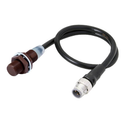 Omron E2EW-QX6B3T12-M1TJ 0.3M inductieve sensor