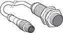 Telemecaniquesensors XS518B1DAM12 inductieve sensor