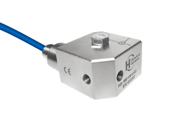 [TRI-0019] Hansford Sensors HS-183 compacte triaxiale IEPE accelerometer