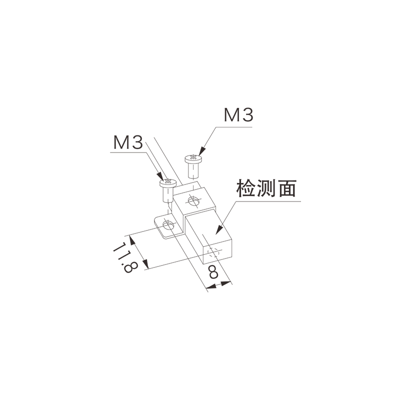 Akusense HP2-1 magnetische sensor