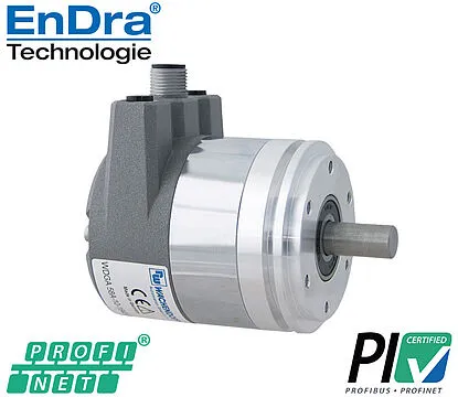 Wachendorff WDGA 58A PROFINET absolute encoder met synchroflens